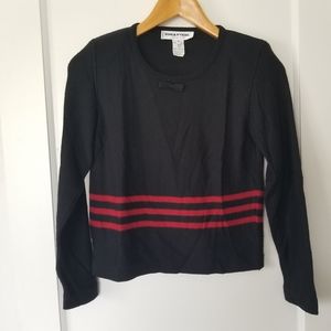 Sonia Rykiel Paris Black Wool sweater Sz S